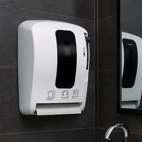 Dispensador de Papel Toalla Jumbo con Palanca