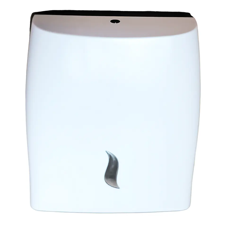 Dispensador de Papel Toalla Interdobladas ABS Blanco 1