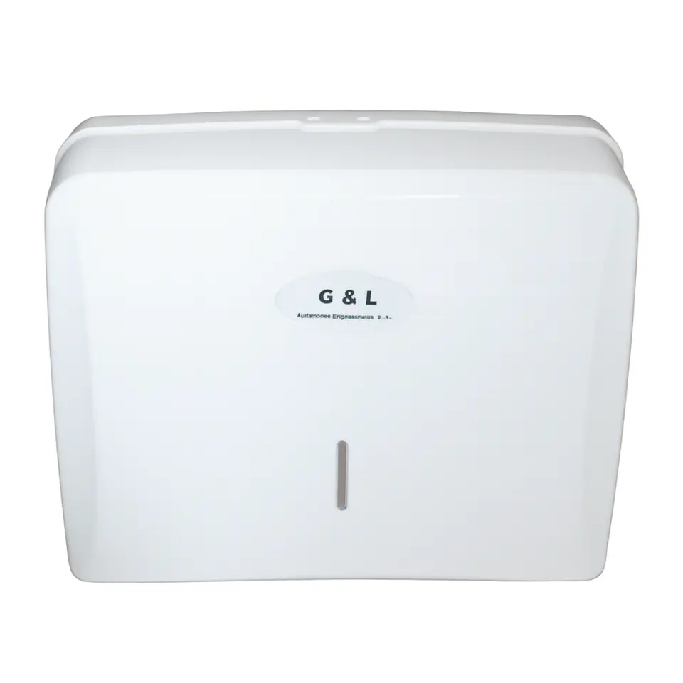 Dispensador de Papel Toalla P/Hojas ABS Blanco 1