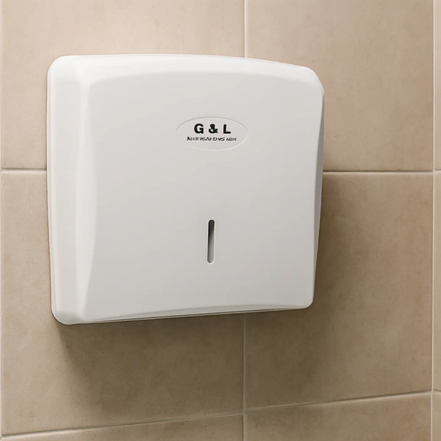 Dispensador de Papel Toalla P/Hojas ABS Blanco 2