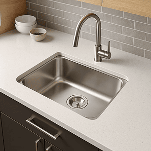 Lavadero de Cocina Acero Inoxidable Satinado