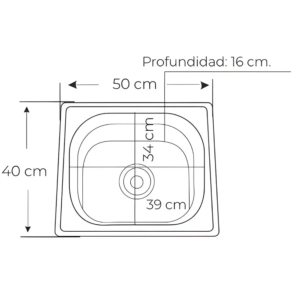 Ladero de Cocina Acero Inoxidable Brillante  3