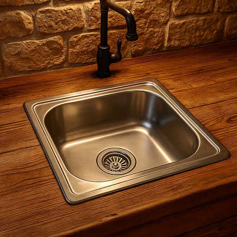 Ladero de Cocina Acero Inoxidable Brillante 