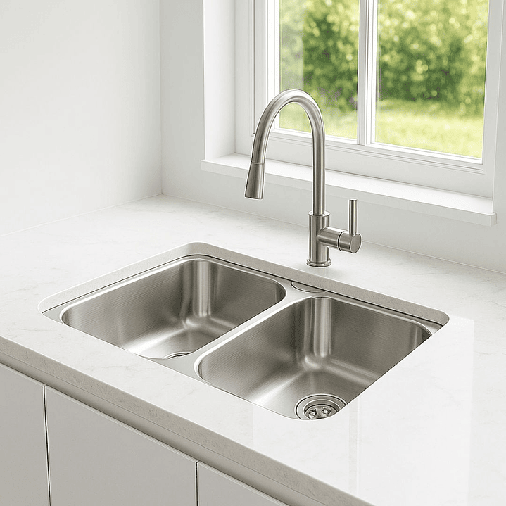 Lavadero 2 Pozas Acero Inoxidabe  2