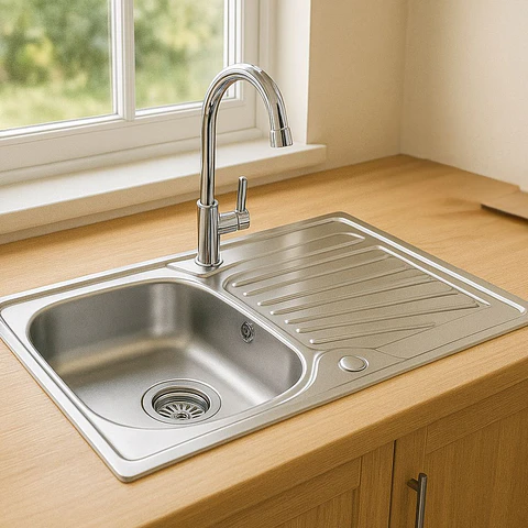 Lavadero 1 Poza con Escurridor Acero Inoxidable WLA10050J