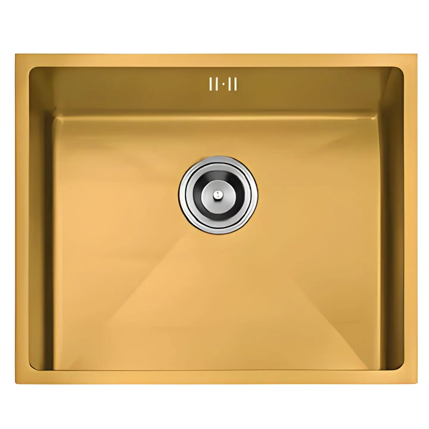 Lavadero 1 Poza Acero Inoxidable Dorado US07-5045 1