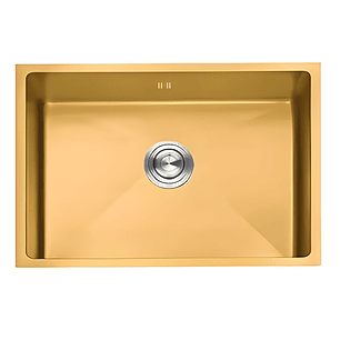 Lavadero 1 Poza Acero Inoxidable Dorado US07-7646