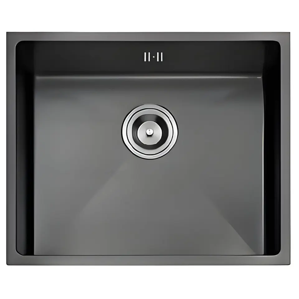Lavadero 1 Poza Acero Inoxidable Negro US01-5045 1