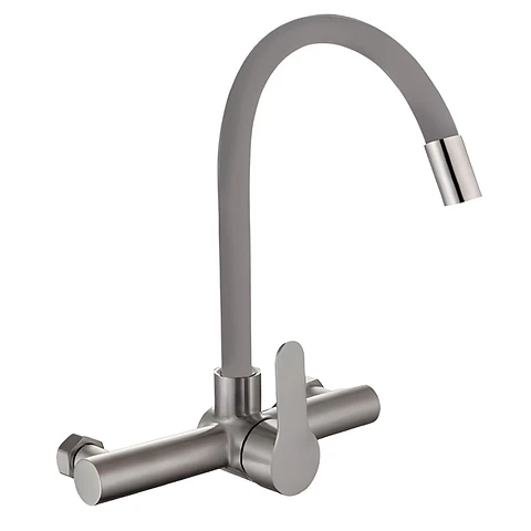 Mezcladora para Cocina Gris Satinado 