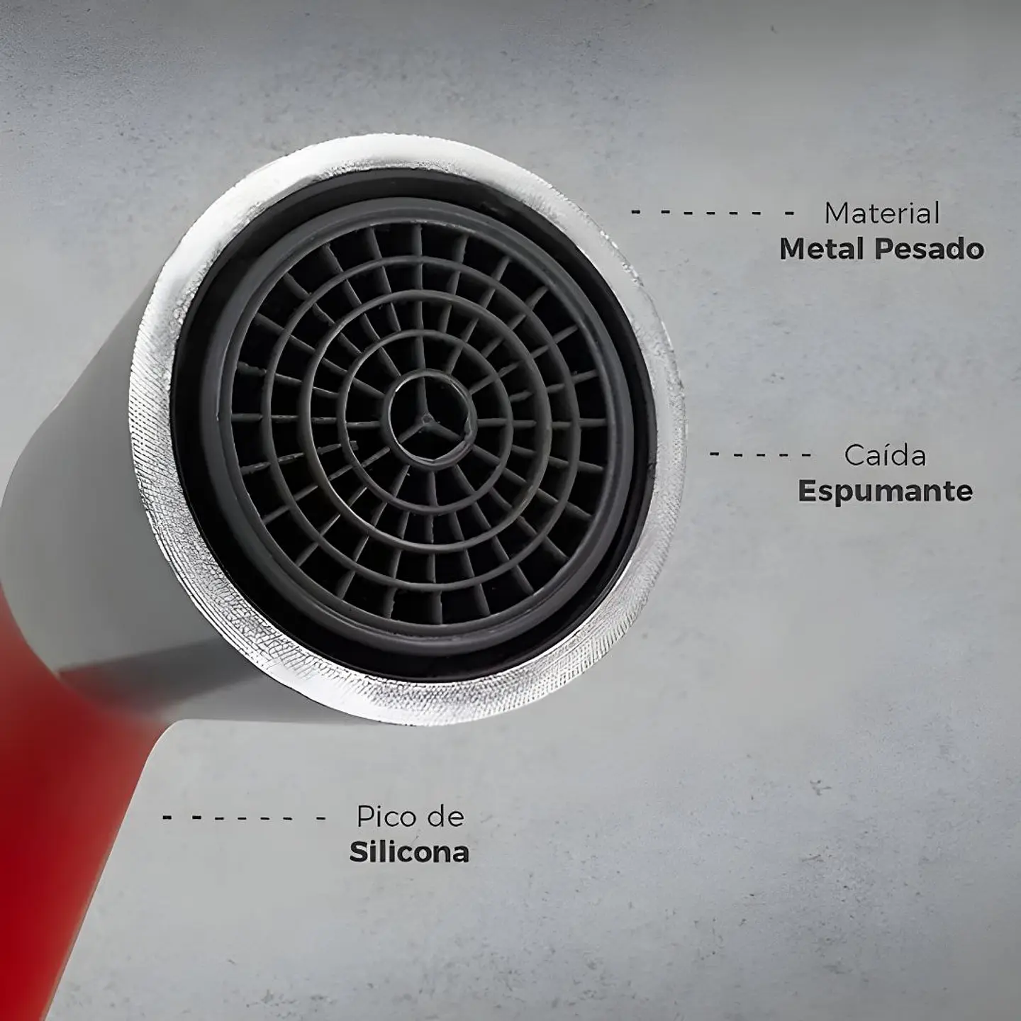 Mezcladora de Cocina Rojo Brillante 3