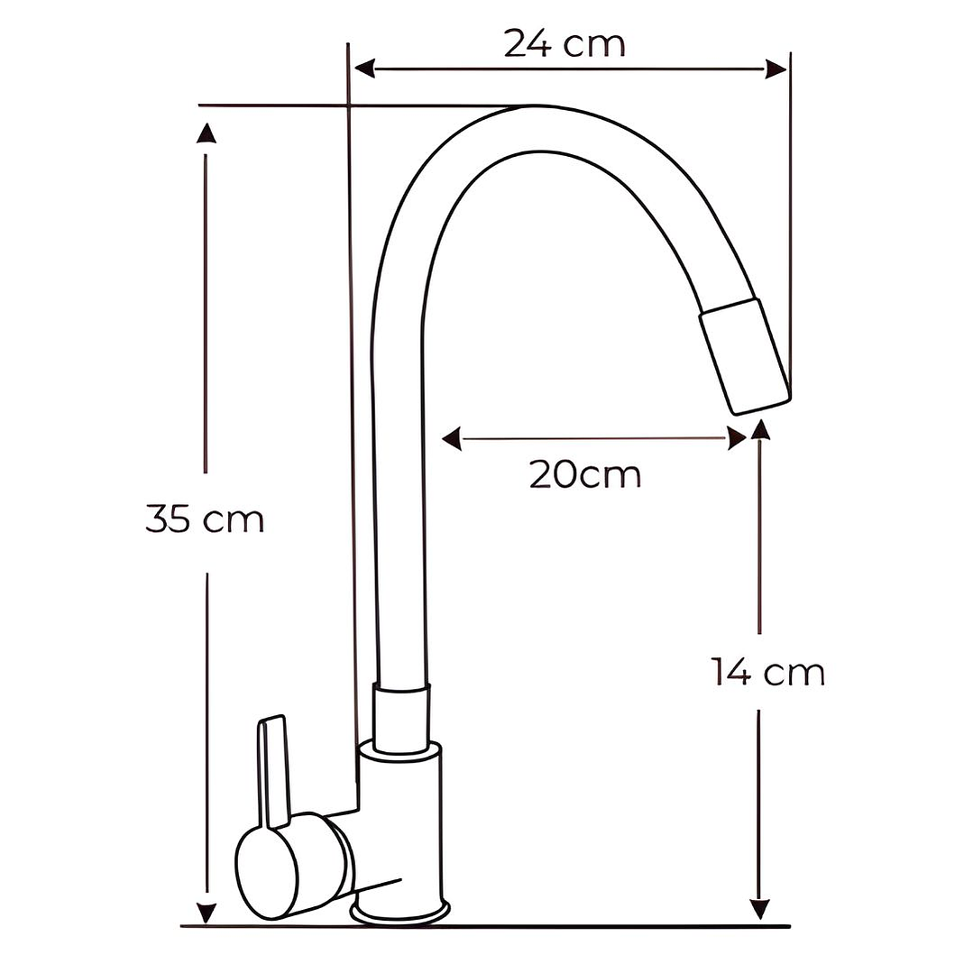 Mezcladora de Cocina Naranja Brillante 5
