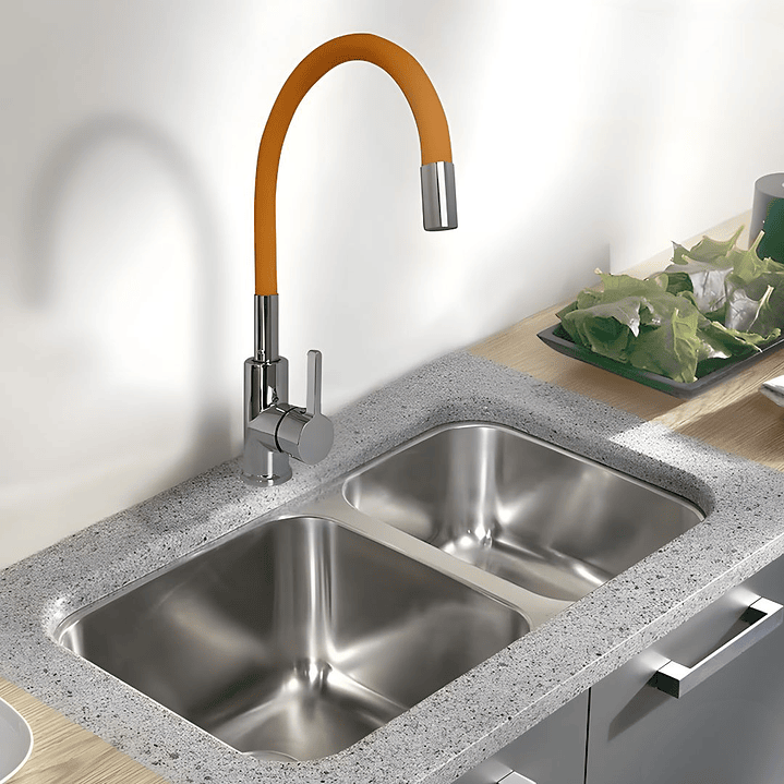 Mezcladora de Cocina Naranja Brillante 2