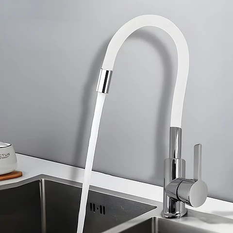 Mezcladora de Cocina Blanco Brillante 
