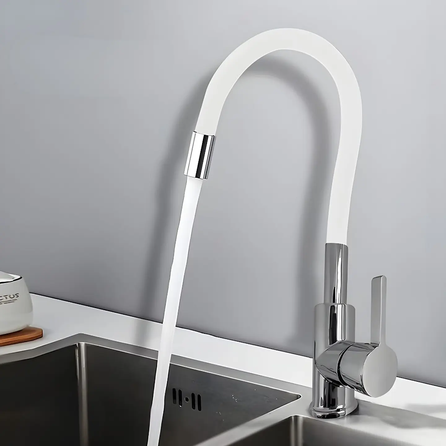 Mezcladora de Cocina Blanco Brillante  2