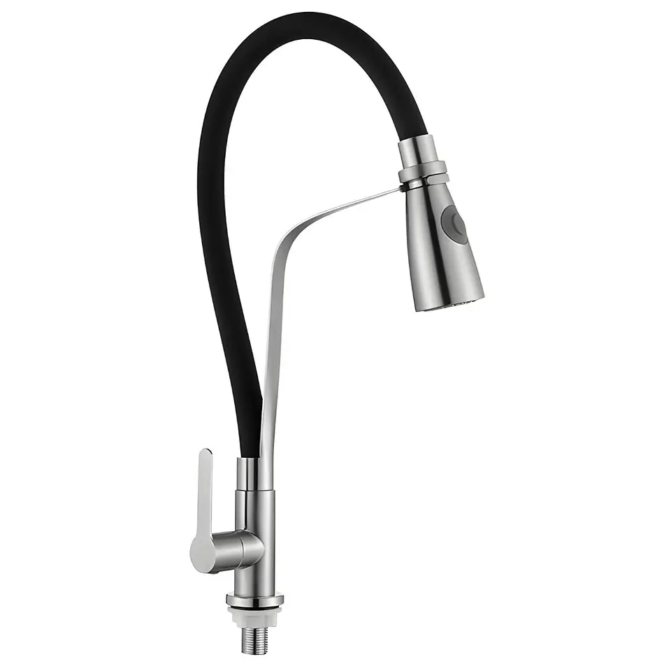 Llave Ganso de Cocina Negro 1