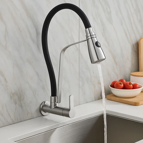 Llave Ganso Negro Satinado