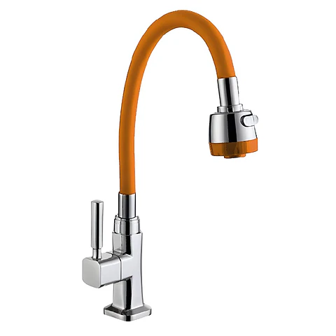 Llave Ganso de Cocina Naranja