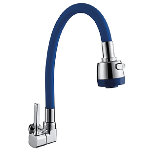 Llave Ganso de Cocina Azul