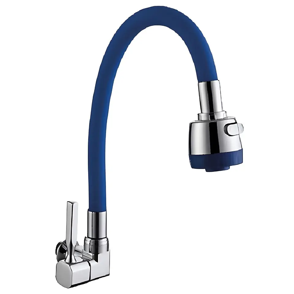 Llave Ganso de Cocina Azul 1