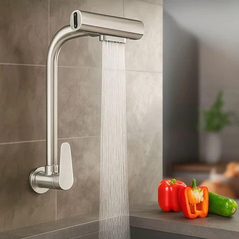  Llave Ganso Moderno Plomo