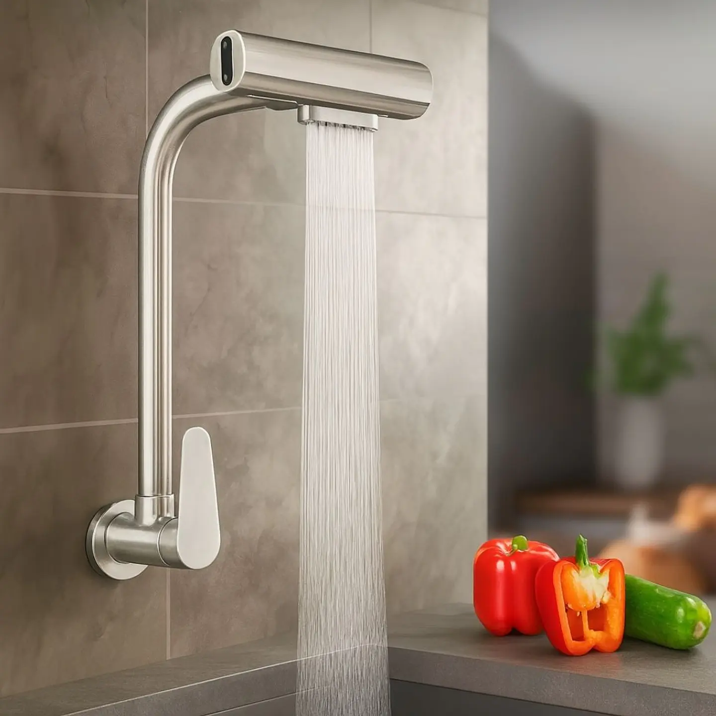  Llave Ganso Moderno Plomo 2