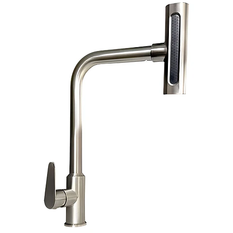 Llave Ganso de Cocina Elegante Plomo
