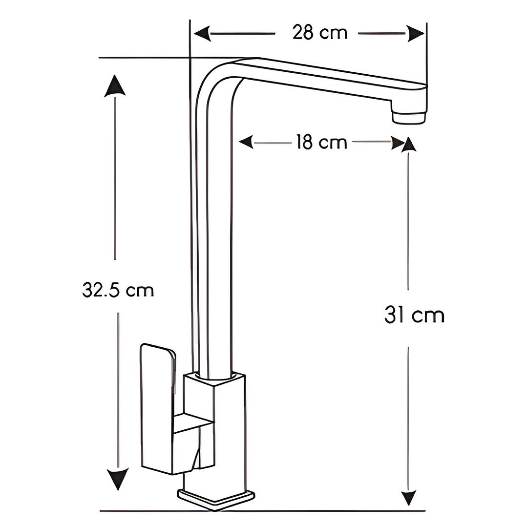 Llave Ganso Satinado Acero 3