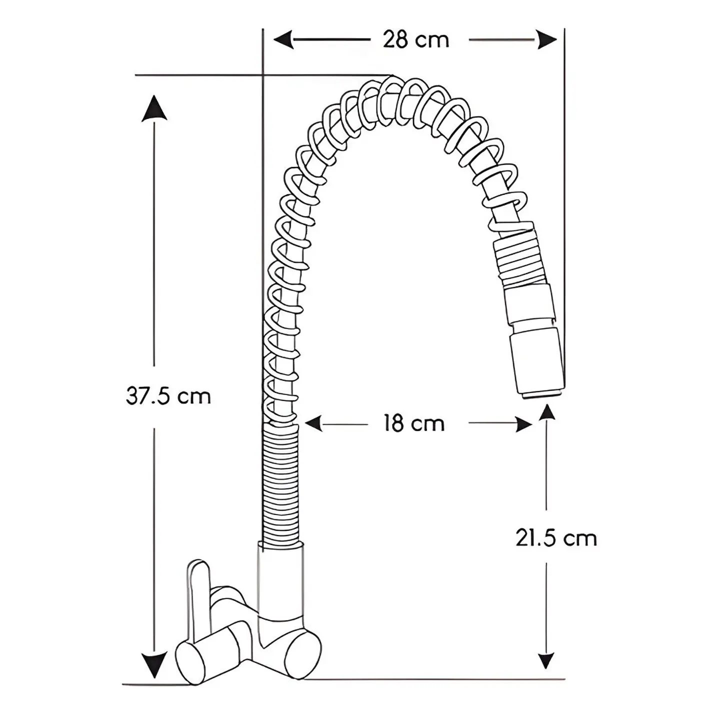 Llave Ganso de Cocina Acero Satinado 3