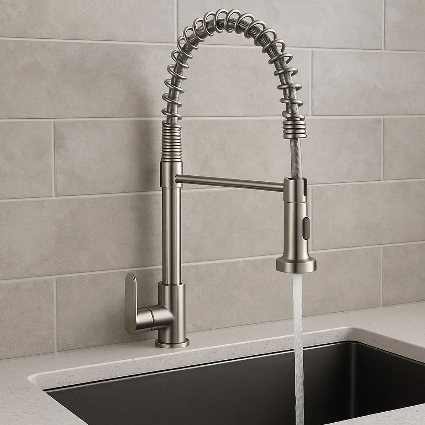 Llave Ganso Elegante Acero Satinado - LC304-1082 2