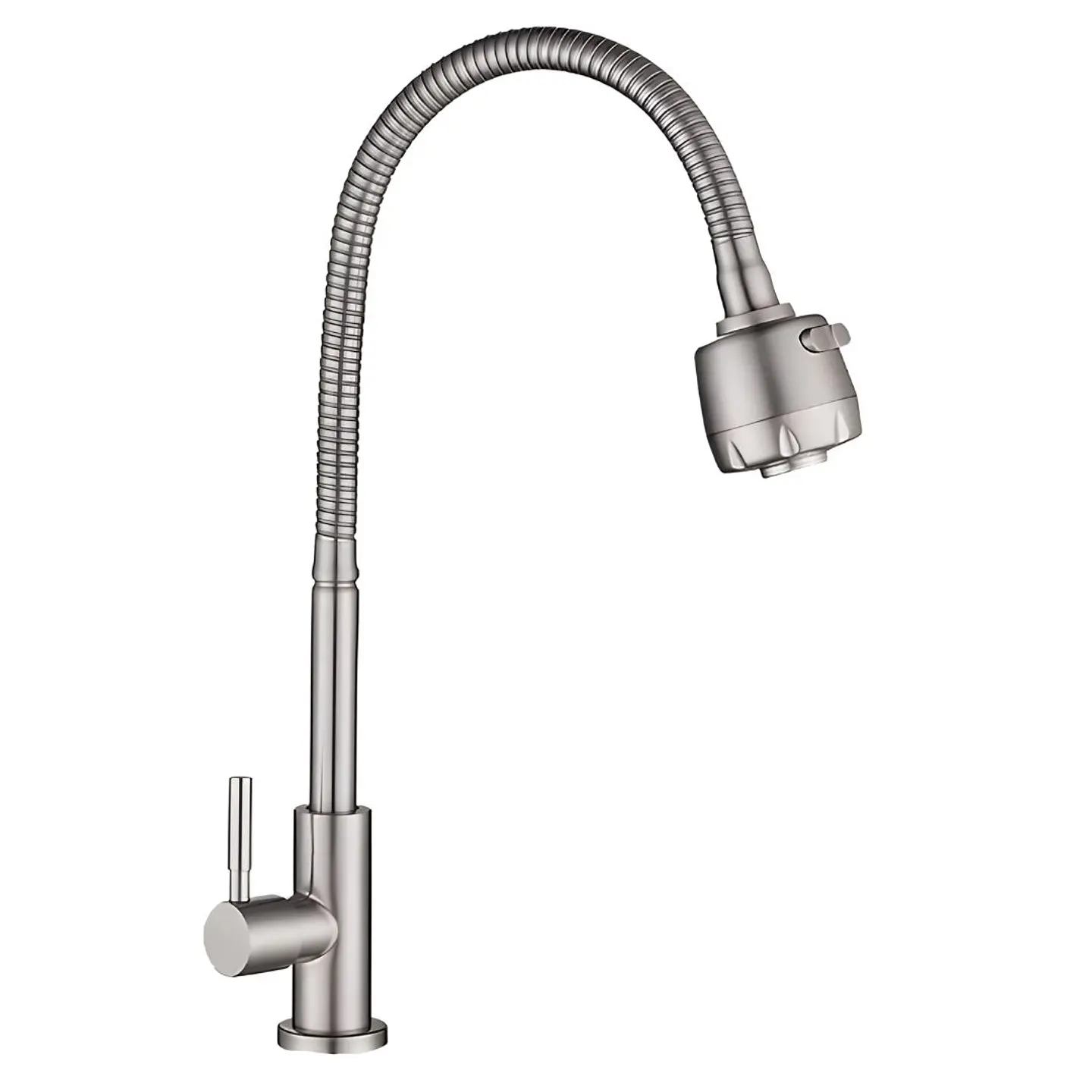 Llave Ganso Mate Acero  1