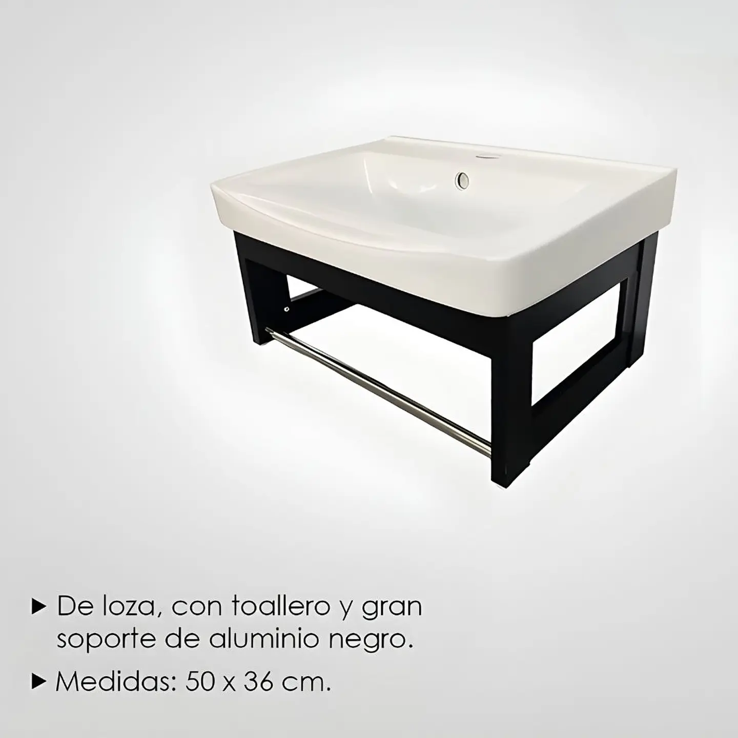 Lavatorio de Loza Blanco 3