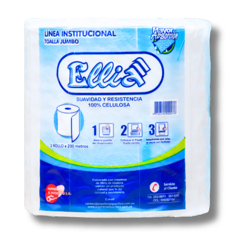 Combo Dispensador con Palanca + 2 Rollos Jumbo 3