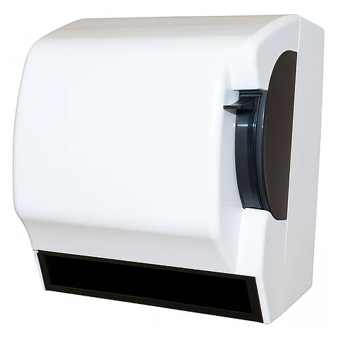 Combo Dispensador con Palanca + 2 Rollos Toalla Jumbo Ecológico Ellia 200 m