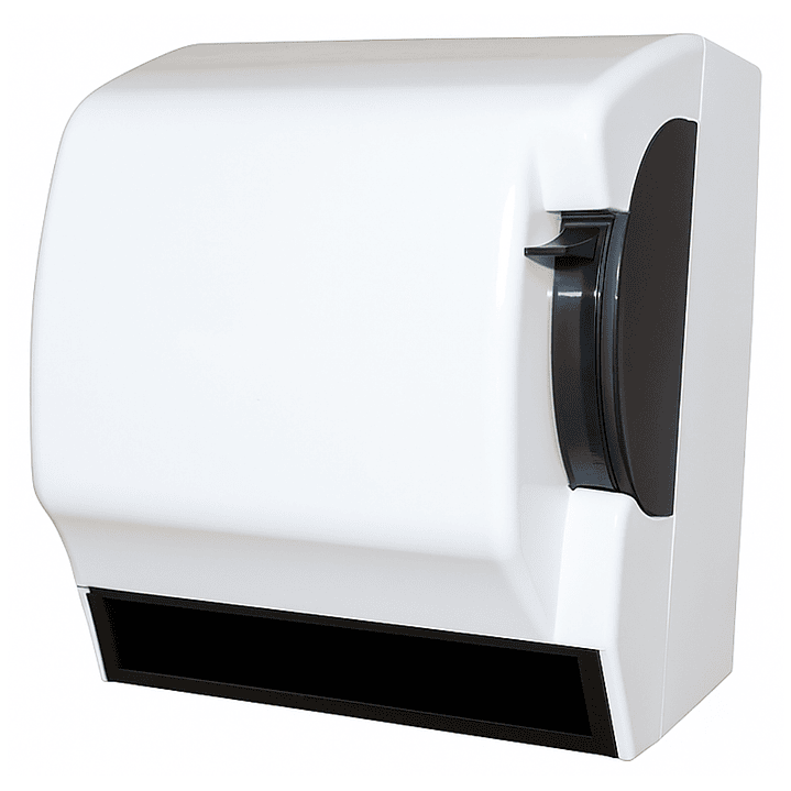 Combo Dispensador con Palanca + 2 Rollos Toalla Jumbo Ecológico Ellia 200 m 2