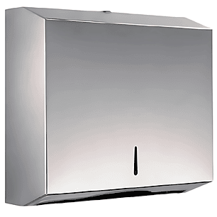 Combo Dispensador Acero + 5 Toalla Interfoliada Ariess