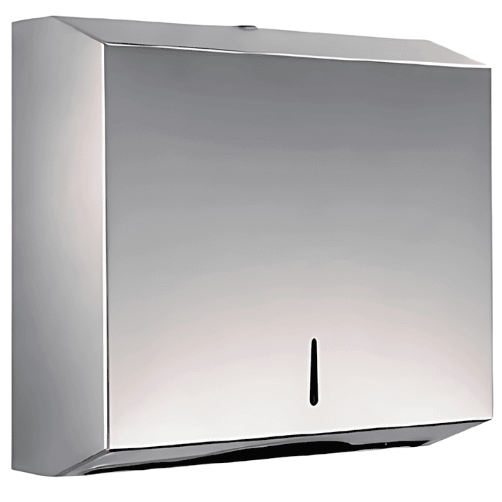 Combo Dispensador Acero + 5 Toalla Interfoliada Ariess 2