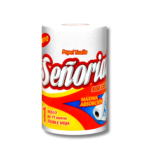 Combo Porta Toalla + 12 Rollos Señorial 19 m