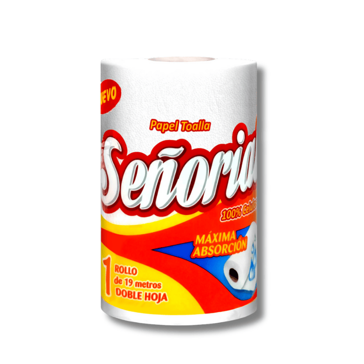 Combo Porta Toalla + 12 Rollos Señorial 19 m 2