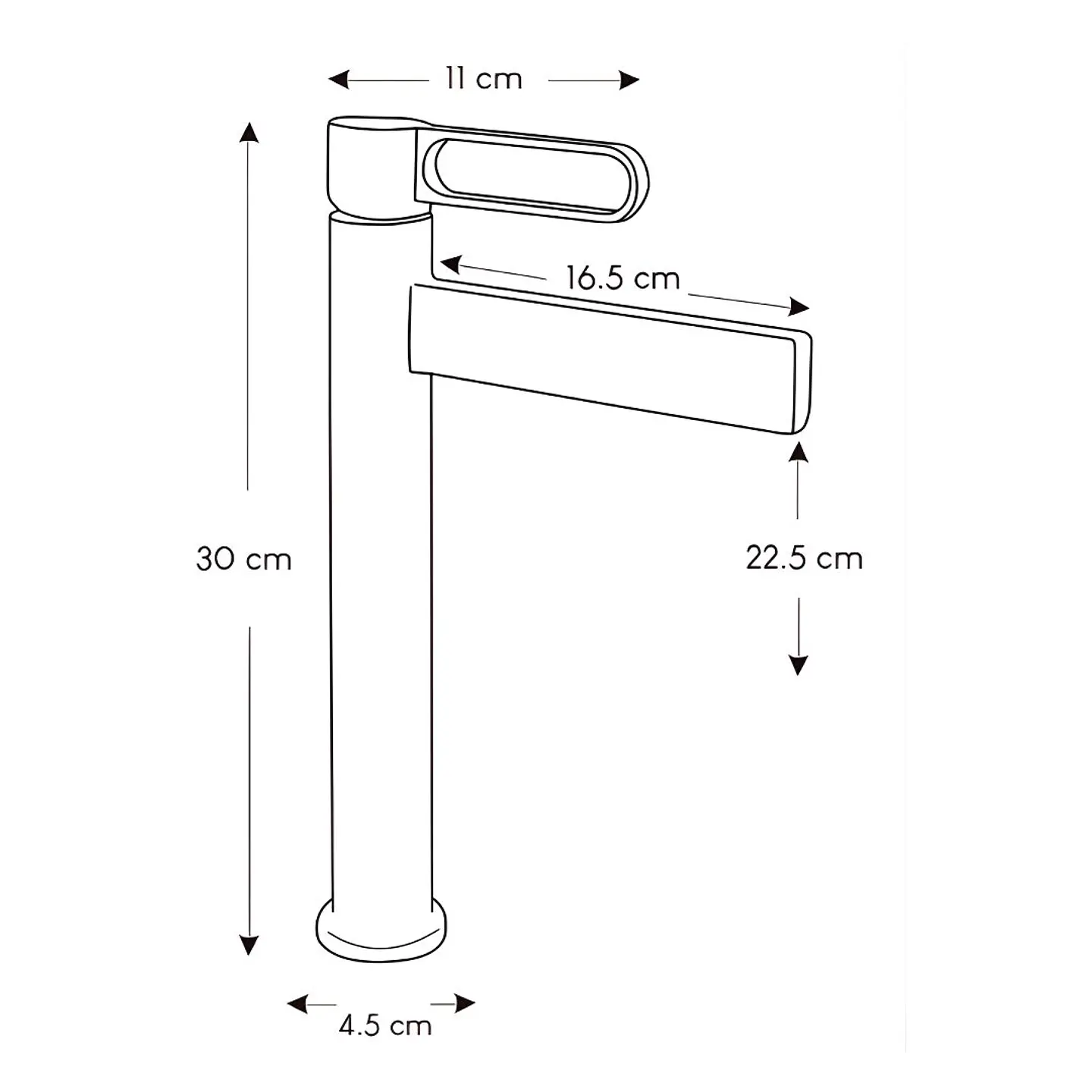 Llave Alta de Agua Fría- L3019A 4