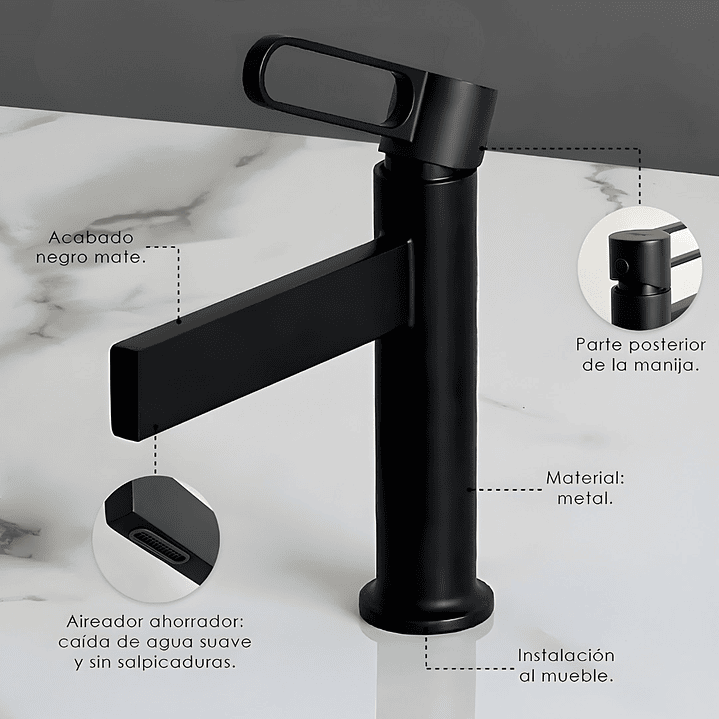 Llave Negro de Agua Fría  - L301901 3