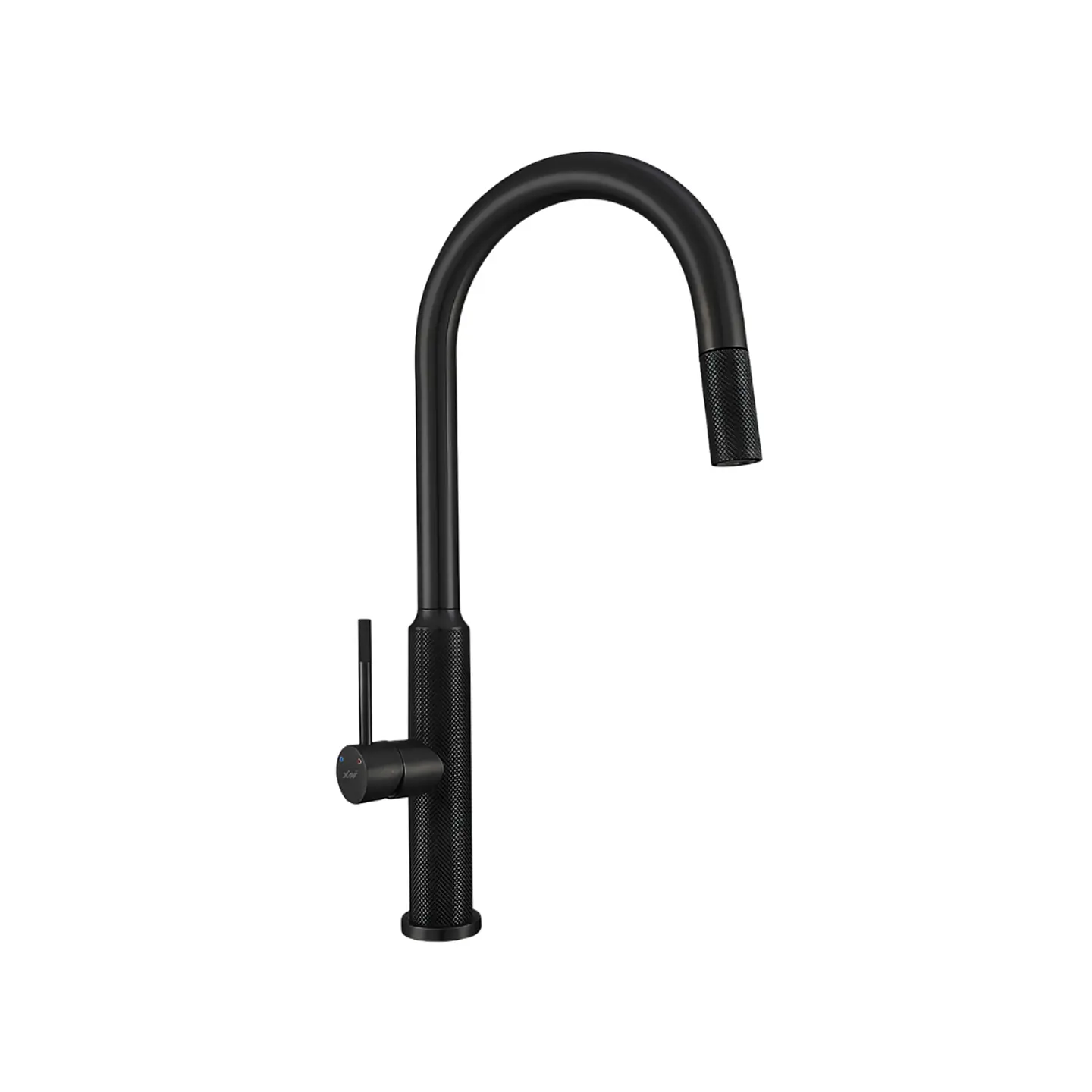 Mezcladora Negra para Cocina Monocomando Cuello Ganso 1