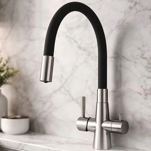Mezcladora para Cocina Monocomando Cuello Ganso