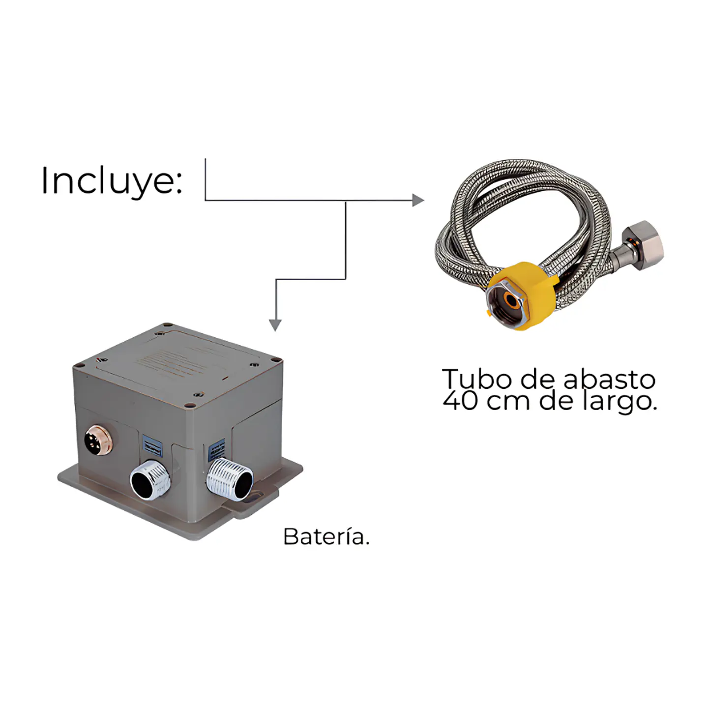 Grifería Especial con Kit de Pedal Accionador 4