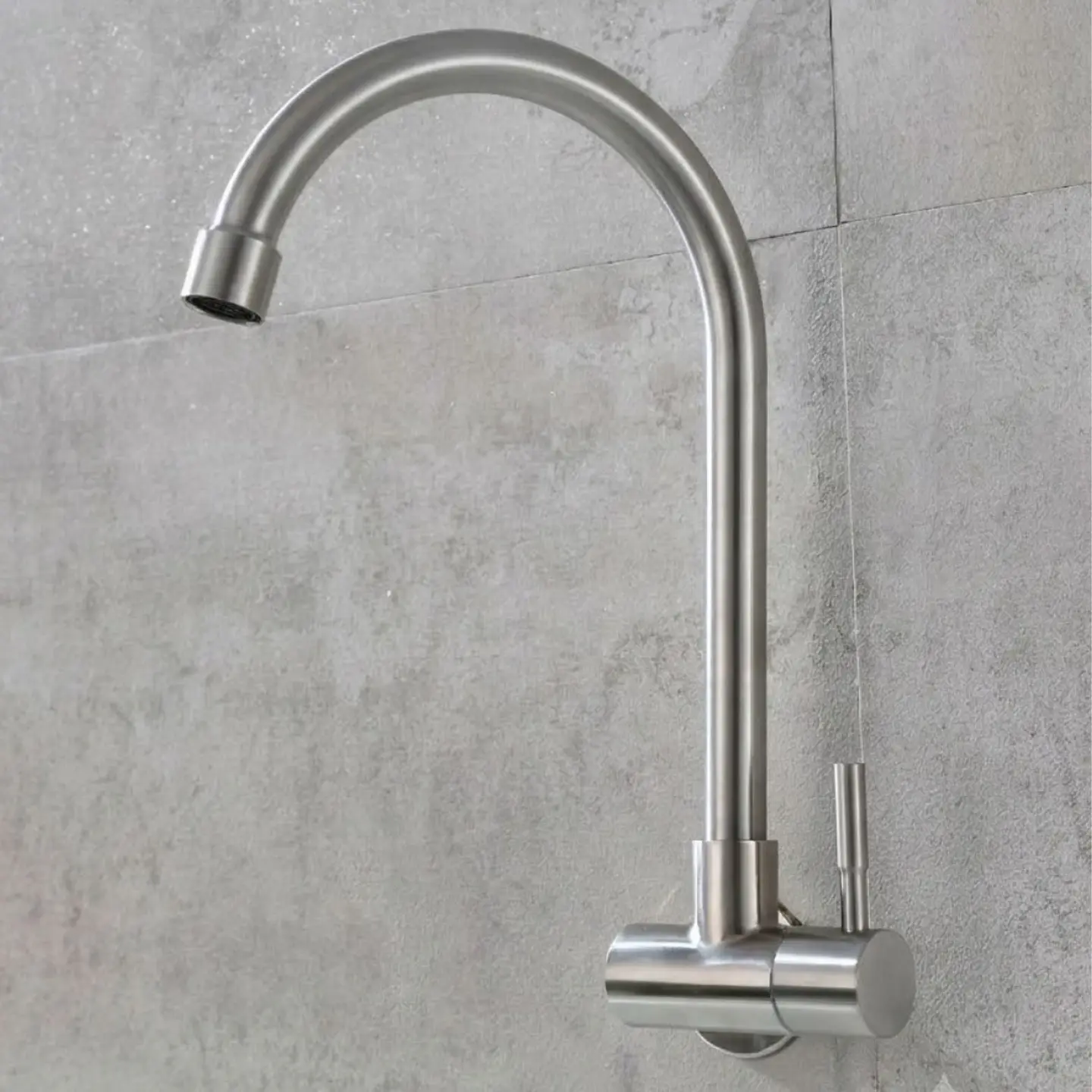 Combo Lavadero de Acero Inoxidable + Grifería de Pared + Papel Toalla Ariess 3
