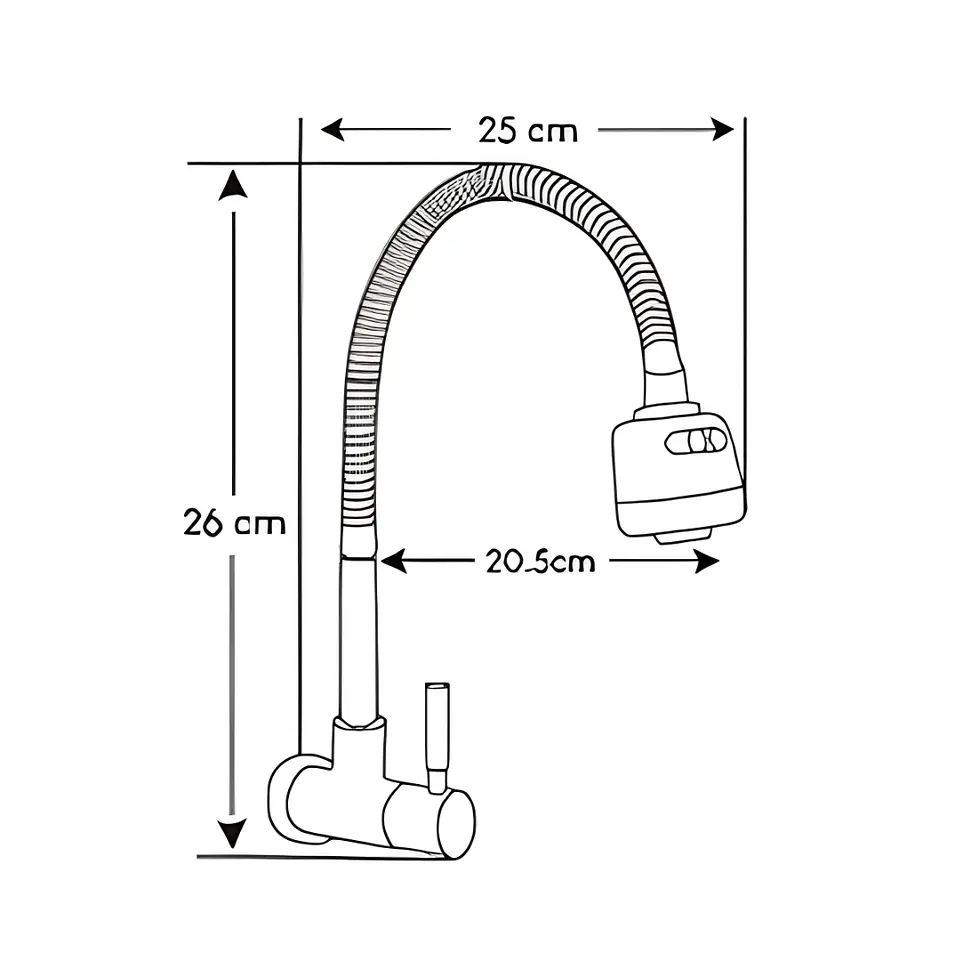 Combo Lavadero WS6045 + Grifería Flexible Cromada JZ304088 + Papel Toalla Ariess 5