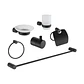 Kit de Baño Elegante 6 Piezas Dorado Cepillado en Acero 304 - Miniatura 1