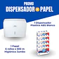 Combo Dispensador + 5 Toalla Interfoliada Ariess - Miniatura 1