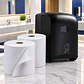 Dispensador  Autocorte Negro para Papel Toalla Jumbo  + 2 Papel Toalla 200 mts - Miniatura 3