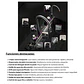 Lavadero Multifuncional de Lujo Nano Negro 7 Teclas con Accesorios Premium - Miniatura 7