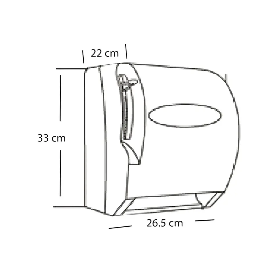 Promo Dispensador de Papel Toalla + Rollo Jumbo Ellia 200m 2